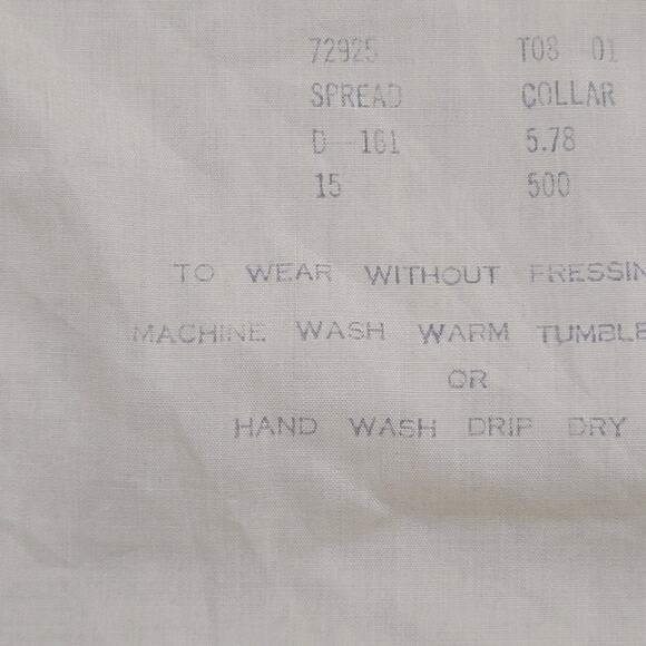 Vintage 70s Sears MOD Button Shirt Medium 21x31 Long-Tails - Picture 3 of 12